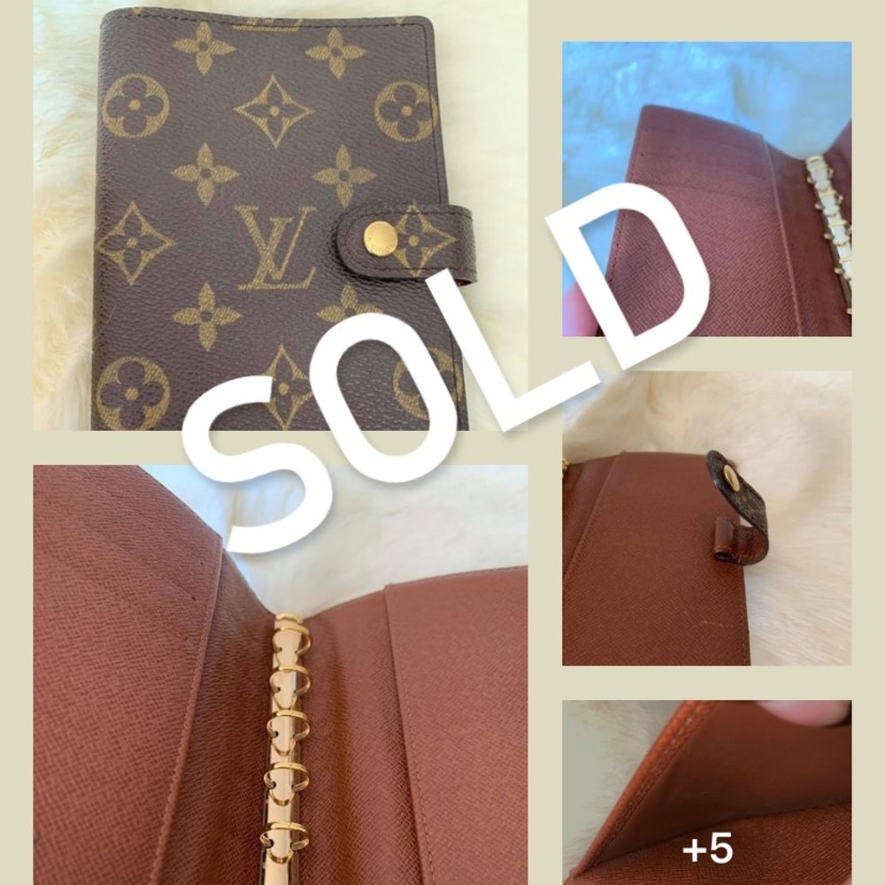 Louis Vuitton Small Ring Agenda Monogram Print